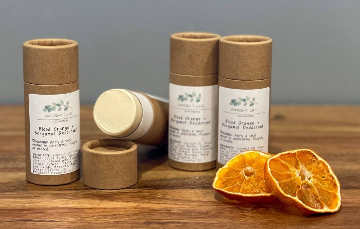 Blood Orange & Bergamot Natural Deodorant - Circle Farms seeds